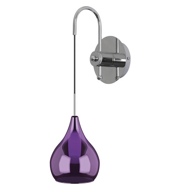Бра Candiano Purple Sconces Фиолетовый Хром Бра Candiano Purple Sconces Фиолетовый Хром в Орле | Loft Concept