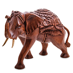 Статуэтка из дерева суар в виде слона Two Tusks варинант исполнения - 1 | Loft Concept в Орле
