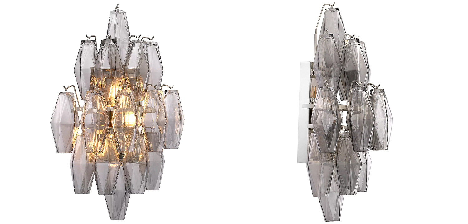 Бра Eichholtz Wall Lamp Benini Smoke Бра Eichholtz Wall Lamp Benini Smoke - Loft-Concept в Орле