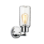 Бра с цилиндрическим прозрачным плафоном из стекла с пузырьками Elstead Lighting варинант исполнения - 1 | Loft Concept в Орле