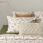 Чехол на подушку с макраме бежевого цвета Macrame варинант исполнения - 6 | Loft Concept в Орле