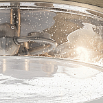 Потолочный светильник с прозрачным стеклянным плафоном с эффектом пузырьков Kichler варинант исполнения - 4 | Loft Concept в Орле