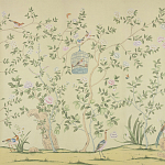 Обои ручная роспись Askew Verdigris  варинант исполнения - 4 | Loft Concept в Орле