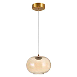 Подвесной светильник с янтарным рифленым стеклянным плафоном Ferm Living варинант исполнения - 2 | Loft Concept в Орле