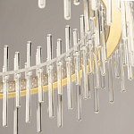 Люстра круглая с прозрачными стеклянными трубками 51 см Nembus варинант исполнения - 8 | Loft Concept в Орле