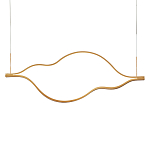 Подвесной светильник волнообразный изогнутый на двух тросах 103 см Spiral Lighting варинант исполнения - 1 | Loft Concept в Орле