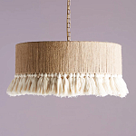 Люстра круглая плетеная с кисточками Solar Glow варинант исполнения - 6 | Loft Concept в Орле