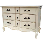 Комод бежевый в стиле Прованс Montmartre Provence Beige Wide варинант исполнения - 2 | Loft Concept в Орле