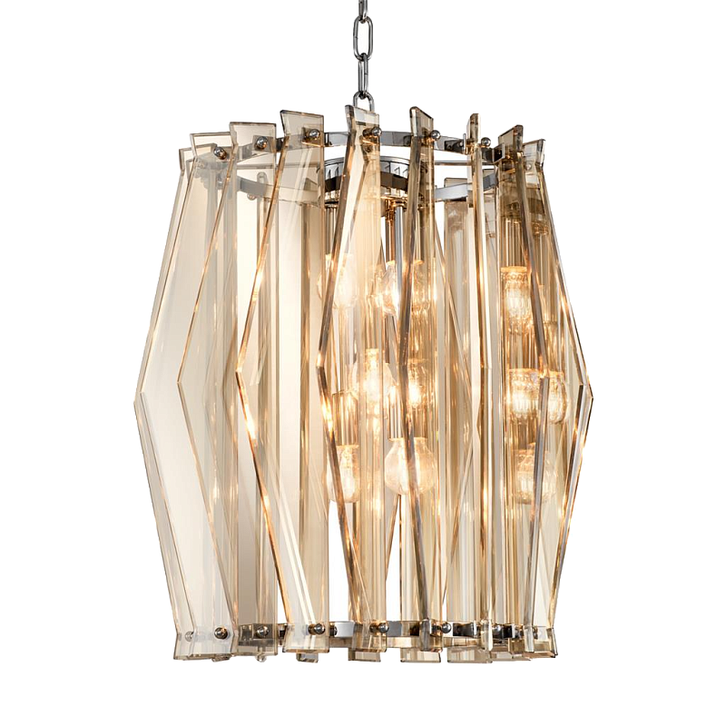 Люстра Chandelier Twist Никель Золотой Люстра Chandelier Twist Никель Золотой в Орле | Loft Concept