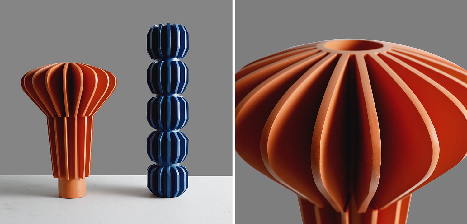 Ваза Mieko Orange Molecule Collection Vase Ваза Mieko Orange Molecule Collection Vase - Loft-Concept в Орле