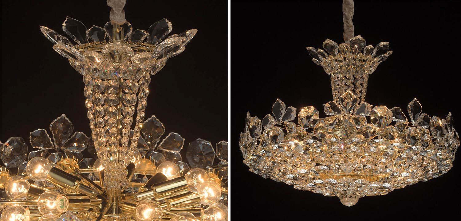Люстра Griselda Crystal Chandelier gold Люстра Griselda Crystal Chandelier gold - Loft-Concept в Орле
