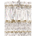 Люстра подвесная круглая из прозрачного хрусталя с золотым корпусом Selfsufficient варинант исполнения - 5 | Loft Concept в Орле