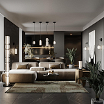 Подвесной светильник с прозрачным плафоном Jarrty 47 см варинант исполнения - 4 | Loft Concept в Орле