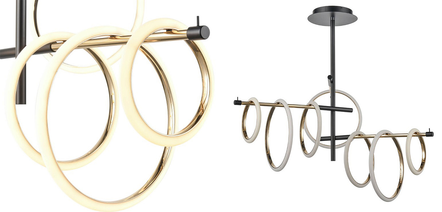 Люстра Jessenia Rings Chandelier 7 Люстра Jessenia Rings Chandelier 7 - Loft-Concept в Орле