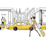 Megan Hess. New york: through a fashion eye варинант исполнения - 2 | Loft Concept в Орле