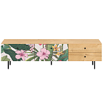 Длинная ТВ-тумба с принтом на ящиках Elise TV Stand варинант исполнения - 15 | Loft Concept в Орле