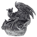 Декоративная статуэтка Дракон Silver Dragon Statuette варинант исполнения - 3 | Loft Concept в Орле