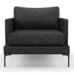 Мебельная ткань Шенилл темно-серый цвет 138 см T4-40 варинант исполнения - 6 | Loft Concept в Орле