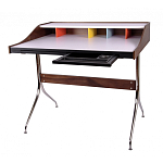 Письменный стол с 2-мя чёрными выдвижными ящиками и нишей с цветными разделителями Ballan варинант исполнения - 1 | Loft Concept в Орле