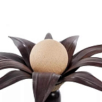 Настольная лампа черная INDONESIAN LAMPS варинант исполнения - 2 | Loft Concept в Орле