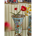 Ваза со стрекозой из фарфора с бронзовыми элементами Paradise Dragonfly варинант исполнения - 5 | Loft Concept в Орле