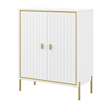 Тумба белая с двумя дверками и полками Antique Order варинант исполнения - 1 | Loft Concept в Орле