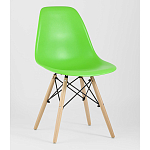Пластиковый стул на ножках из массива бука Eames Light Green варинант исполнения - 1 | Loft Concept в Орле