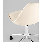 Офисный стул на металлическом основании EGGERY Beige пластик варинант исполнения - 3 | Loft Concept в Орле