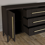 Буфет Primo с тремя ящиками и двумя фасадами Темный орех варинант исполнения - 6 | Loft Concept в Орле