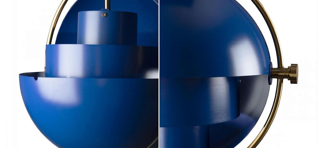 Подвесной светильник Louis Weisdorff Blue диаметр 38 Подвесной светильник Louis Weisdorff Blue диаметр 38 - Loft-Concept в Орле