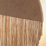 Бра круглое натуральная пробка с бахромой Natural Cork варинант исполнения - 2 | Loft Concept в Орле