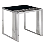 Столик журнальный с черной стеклянной столешницей Embodiment of Contemporary Art  варинант исполнения - 1 | Loft Concept в Орле