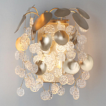 Бра с декоративными подвесками из прозрачного стекла в форме монеток FAIRYTREE Light варинант исполнения - 3 | Loft Concept в Орле