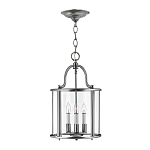 Подвесной светильник с прозрачным стеклянным цилиндрическим плафоном в классическом стиле на цепи Hinkley варинант исполнения - 5 | Loft Concept в Орле