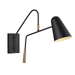 Бра черного цвета с конусным плафоном Feiss варинант исполнения - 1 | Loft Concept в Орле