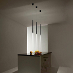 Подвсеной светильник светодиодный металлический цилиндрической формы Высота 80см Trumpet tube варинант исполнения - 9 | Loft Concept в Орле