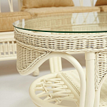 Комплект уличной мебели из ротанга Clara белый варинант исполнения - 9 | Loft Concept в Орле