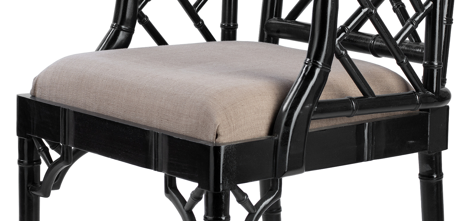 Black Chippendale Arm Chair Black Chippendale Arm Chair - Loft-Concept в Орле
