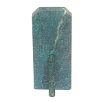 Часы погон ВС подарочные настольные из натурального камня Змеевик Military Clock варинант исполнения - 3 | Loft Concept в Орле