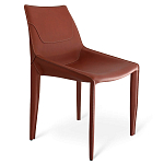 Стул коричневый из искуственной кожи на 4-х ножках Enigma Brown варинант исполнения - 1 | Loft Concept в Орле