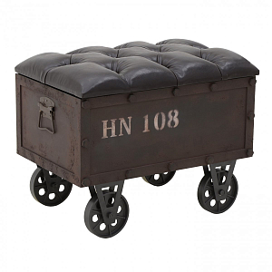 Пуф-бокс Loft Industrial Wheel