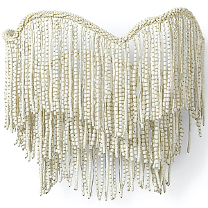 Бра Cream Color Beads Fringe Wall Lamp