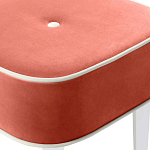 Квадратный мягкий пуф на белых ножках Winton Pouf Square варинант исполнения - 16 | Loft Concept в Орле