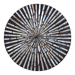 Столик с инкрустацией с перламутровым узором Dominic Black варинант исполнения - 2 | Loft Concept в Орле