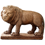 Каменная статуэтка в виде льва Indian Lion Statue варинант исполнения - 1 | Loft Concept в Орле