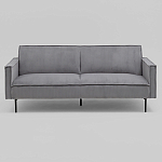 Диван современный вельветовый прямой Worcester Серый варинант исполнения - 2 | Loft Concept в Орле