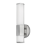 Бра для ванных комнат вертикальное с длинным белым матовым плафоном в форме шестиугольника на круглом основании Hinkley варинант исполнения - 12 | Loft Concept в Орле