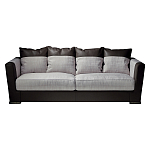 Элитарный современный диван Birmingham с кожаными вставками  варинант исполнения - 1 | Loft Concept в Орле