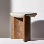 Дизайнерский журнальный стол полукруглой формы Pokun варинант исполнения - 1 | Loft Concept в Орле