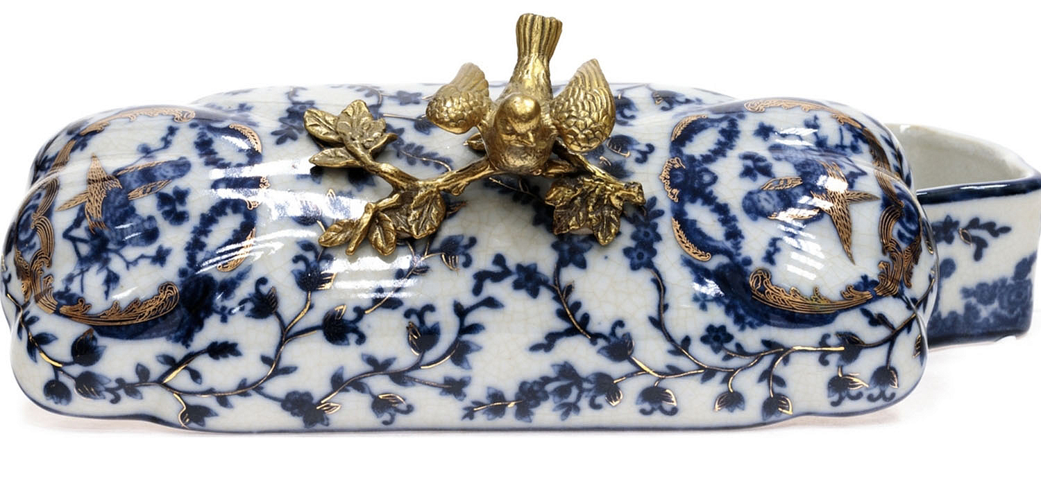 Шкатулка Pattern & Bronze Birds Long Шкатулка Pattern & Bronze Birds Long - Loft-Concept в Орле